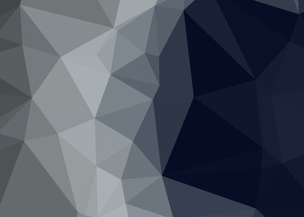 Fototapeta premium gray Color Abstract trianglify Generative Art background illustration