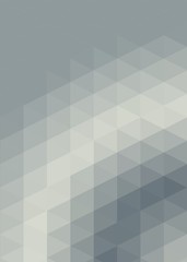 gray Color Abstract trianglify Generative Art background illustration