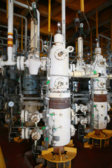 Valves manual in the process,Production process used manual valve to control the system,dirty or...