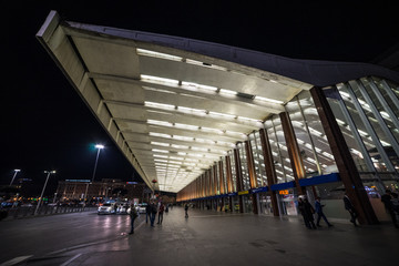 Night view at Termini Railways Station (Rome)