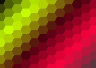 Rainbow Color Abstract trianglify Generative Art background illustration