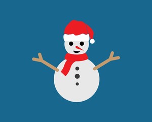 snowman vector icon illustration design