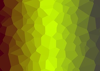 Fototapeta na wymiar Green Color Abstract trianglify Generative Art background illustration