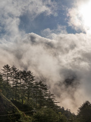 Fototapeta na wymiar mountain & cloud