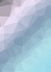 Obraz premium Sky Color Abstract trianglify Generative Art background illustration