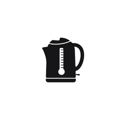 Electric kettle icon. Simple illustration of electric kettle vector icon