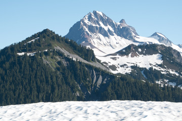 Melting elfin lakes in spring