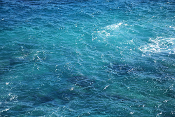 Naklejka na ściany i meble Blue Ocean Water Background, Oahu, Hawaii