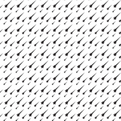 Seamless vector pattern. Geometric background texture. Black and white color. Simple modern style in flat design.