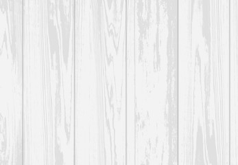 Obraz premium Vector realistic white wood textured background .