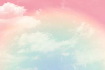 cloud background with a pastel colour