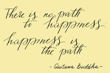 Inspirational phrase handwritten text vector