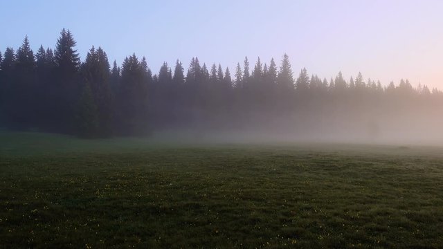 Awesome view in the Durmitor National Park. Location place Zabljak, Montenegro.