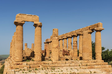 The Valley of the Temples in Agrigento; Sicily