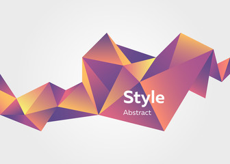 Fototapeta premium Geometrical abstract element. Vector illustration