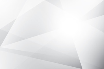 Fototapeta premium Abstract geometric white and gray color background. Vector, illustration. 