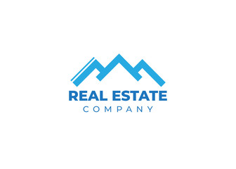 Real Estate Logo. Business card real estate template. Company or agent logotype