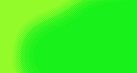 Bright green and yellow pop art retro background with halftone in comic style for sale, vector illustration eps10