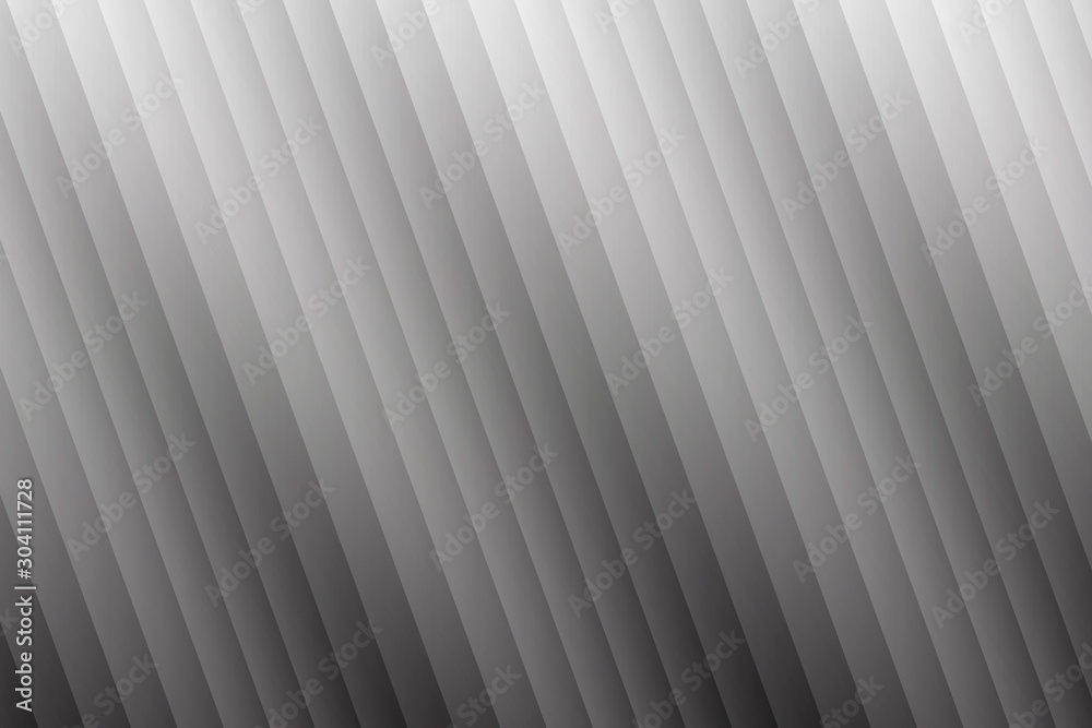 Canvas Prints black and white line art with smooth shadow, abstract art gradient background.