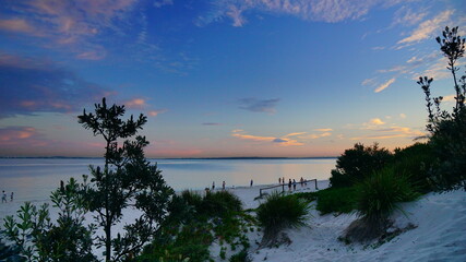 Sunset in the Brihton Le Sands Sydney