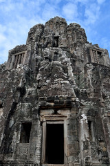 Fototapeta na wymiar The faces of the Bayon, Angkor Thom, Cambodia.