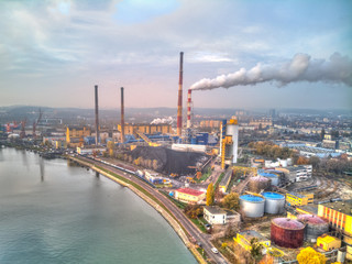 gdansk power plant wybrzeze from above