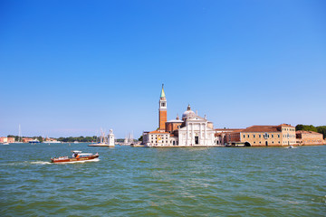 Grand Canal and Basilica Santa Maria della Salute, Venice, Italy