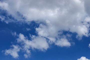 blue sky and white clouds