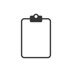 Clipboard Icon Vector Illustration