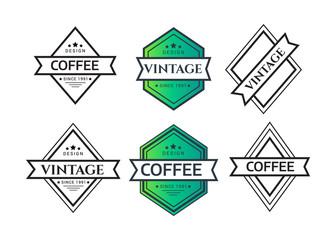 Obraz premium Vintage Logos Design Templates Set. Vintage Logo set, retro design elements.