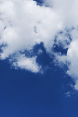 blue sky with cloud in the morning.