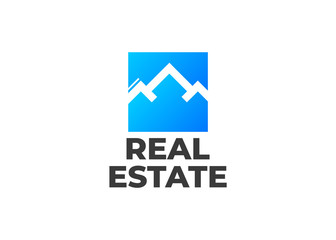 Real Estate, Building and Construction Logo Vector Design. Logo real estate set