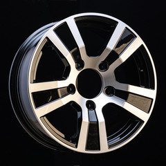 car cast aluminum alloy wheels, black silver with polished front, very beautiful and modern,...