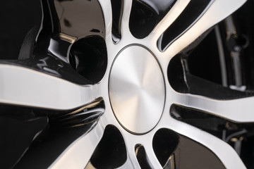 car cast aluminum alloy wheels, black silver with polished front, very beautiful and modern,...