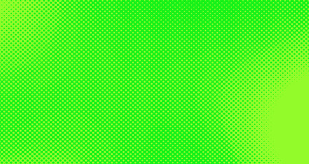 Bright green and yellow pop art retro background with halftone in comic style for sale, vector illustration eps10