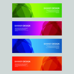 Vector Abstract design banner web template