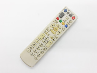 White Grey Plastic Luxury Modern Wireless Infrared Technology Remote Control of Television Movie...