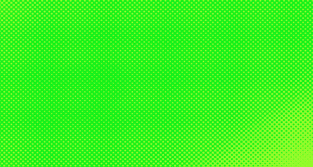 Bright green and yellow pop art retro background with halftone in comic style for sale, vector illustration eps10