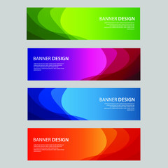Fototapeta premium Vector Abstract design banner web template