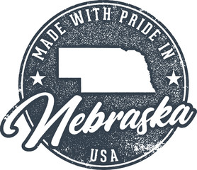 Made in Nebraska State Packaging Label