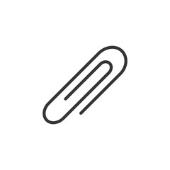 Paper Clip Icon Vector Illustration 