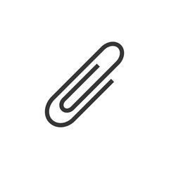 Paper Clip Icon Vector Illustration 