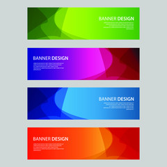 Vector Abstract design banner web template