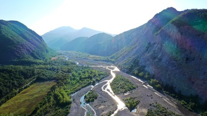 The area of the Triassic Gypsum extends for about 10 km along the upper valley of the Secchia river...