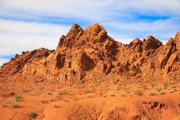 Rote aztekische Sandsteinfelsformation, Red Fire Nationalpark, Nevada