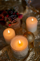 candles and decorations