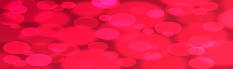 Scarlet red bokeh background. Dark red texture, shiny blurred red lights, abstract wallpaper 