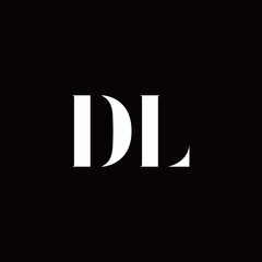 DL Logo Letter Initial Logo Designs Template