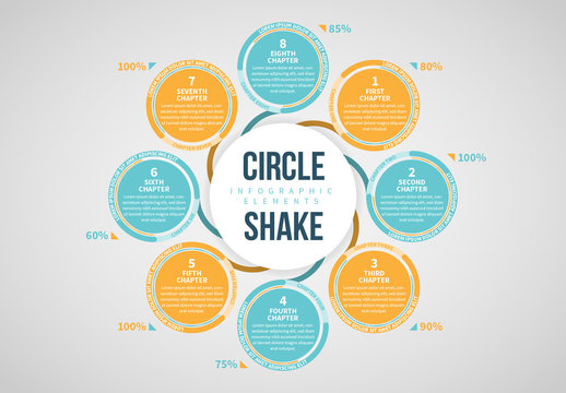 Circle Shake Infographic