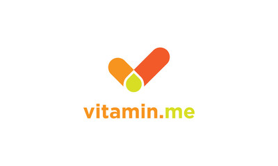 Herbal Capsule Pill Leaf Medicine Drug Logo